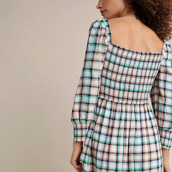 Anthropologie Cerie Smocked Midi Dress - Picture 5 of 7